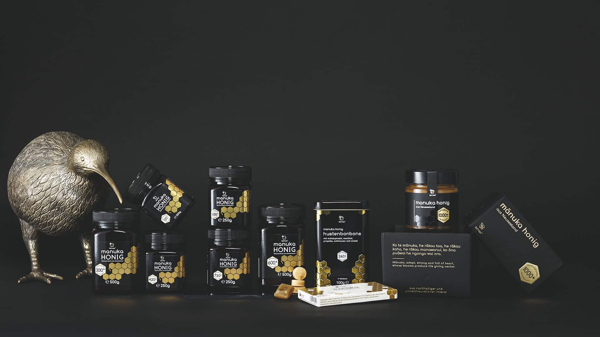 Manuka Honig Kollektion von Larnac 2022 groß